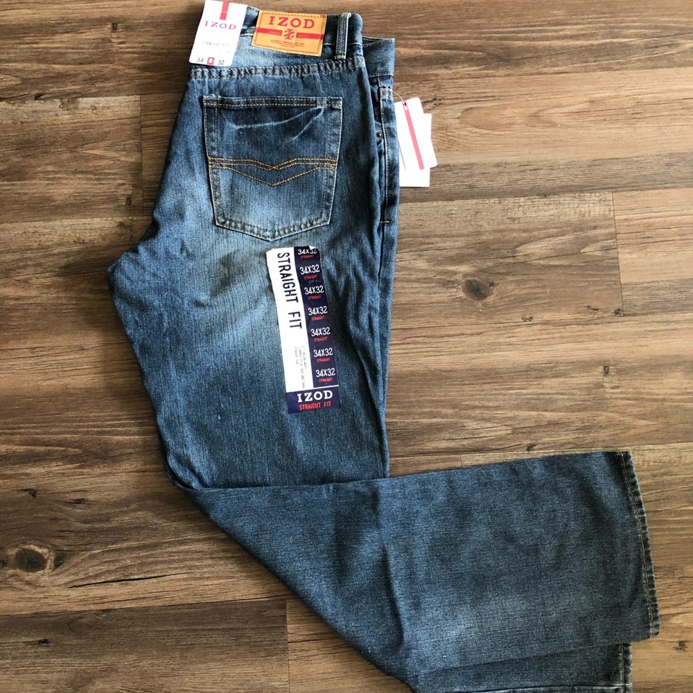 Men’s Izod Straight fit blue jeans